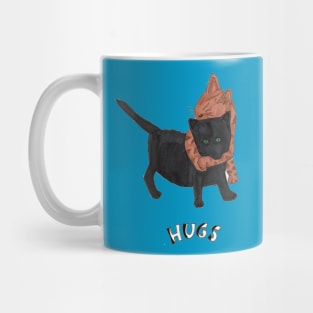 hugging cats Mug